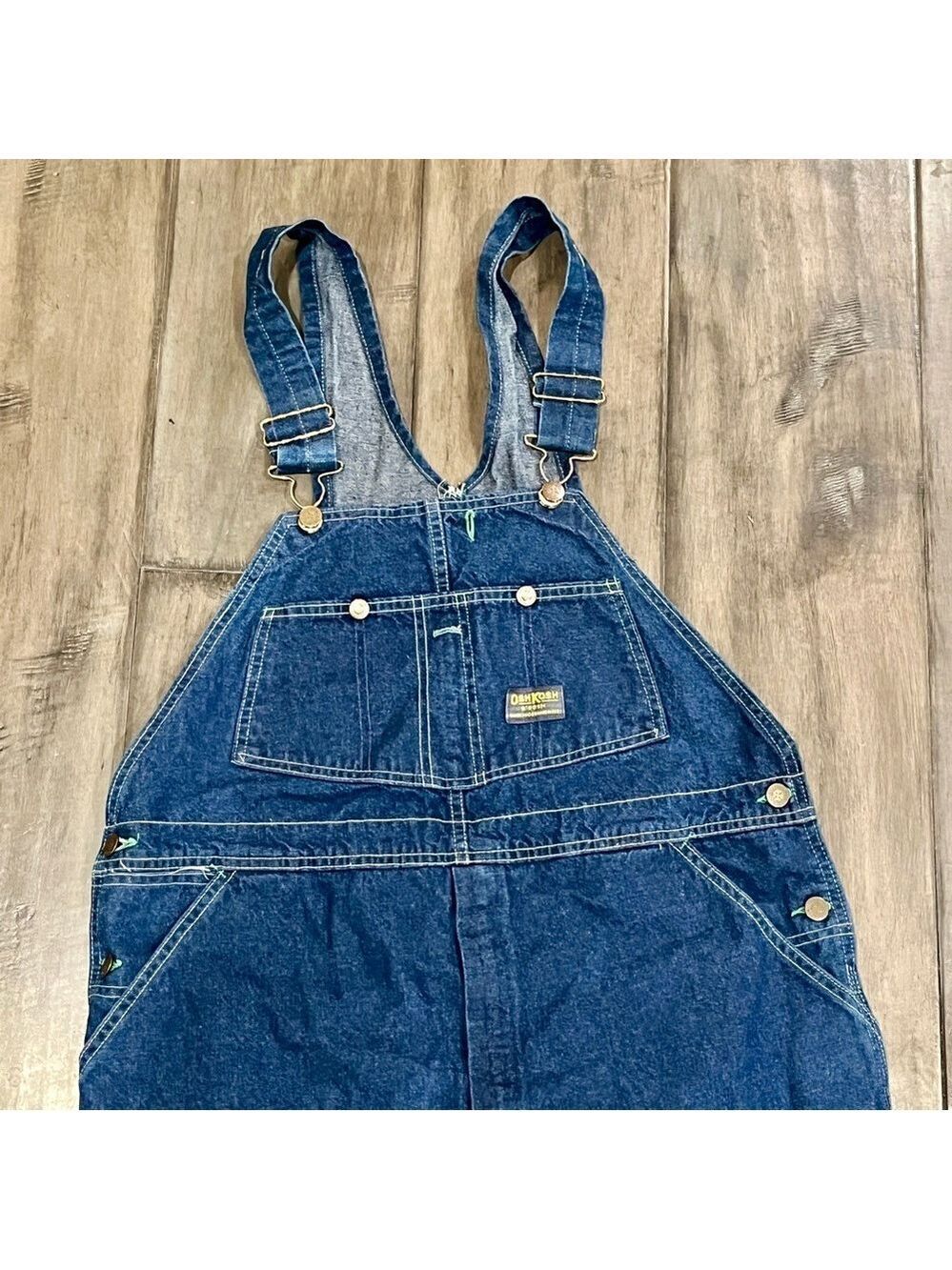 Oshkosh B’Gosh Union Made Sanforized Denim Overalls - Size Medium - Picture 3 of 16